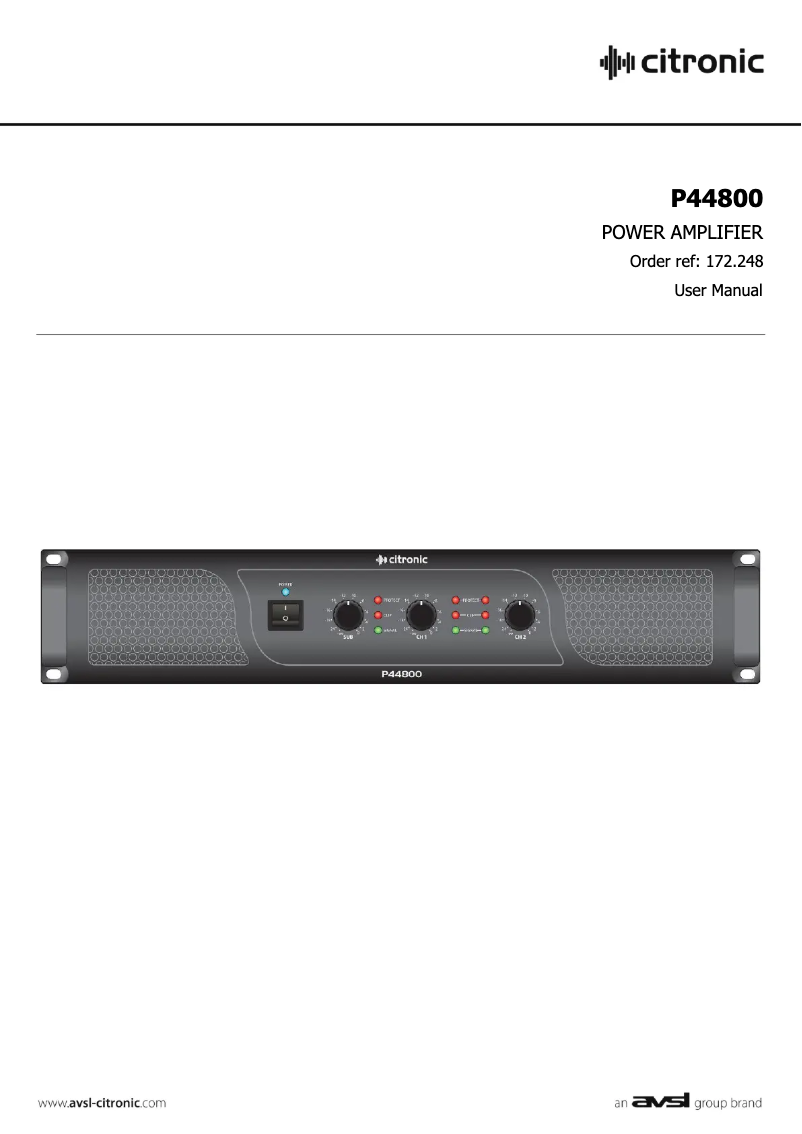 Imagen de la primera página del manual del dispositivo P44800