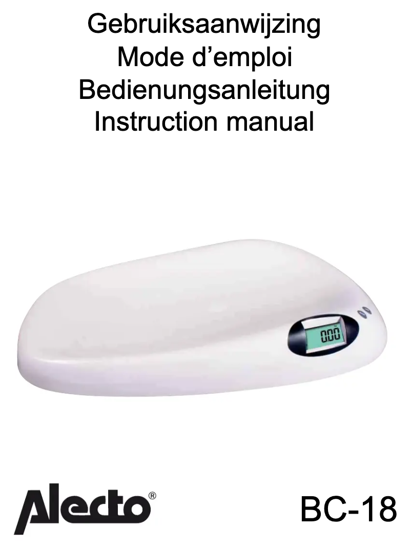 Image de la première page du manuel de l'appareil BC 18