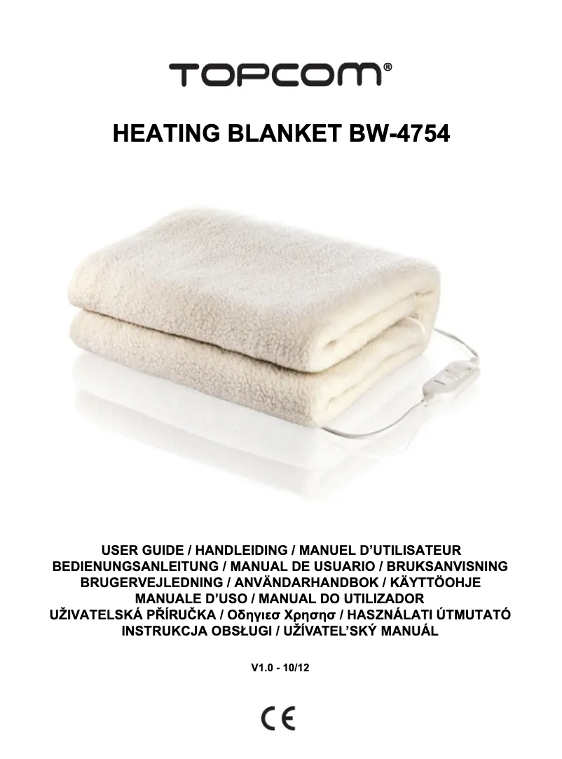 Page n°1 - Manuel utilisateur TriStar BW-4754