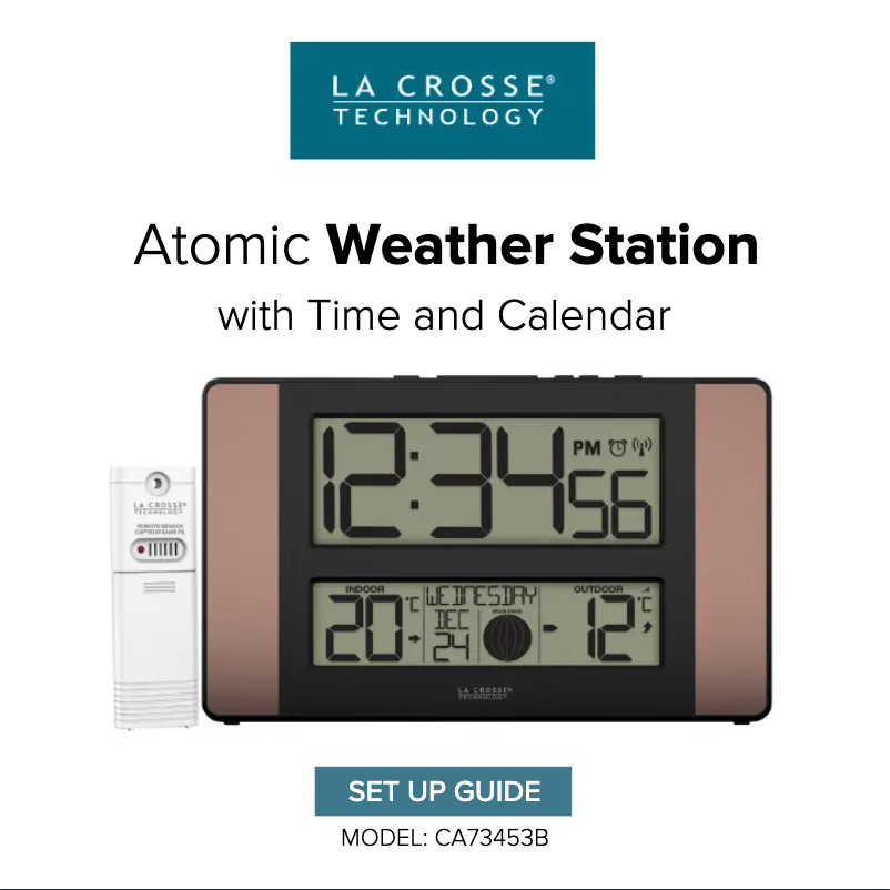 Page 1 de la notice Manuel utilisateur La Crosse Technology V30v4