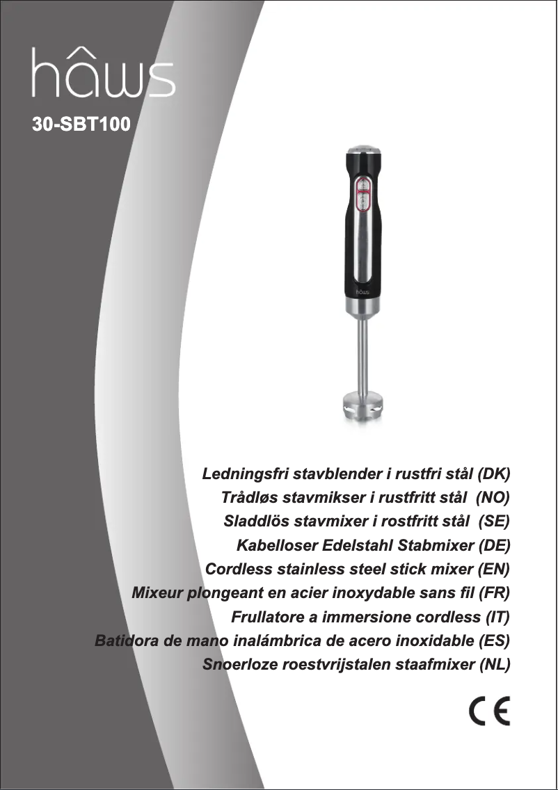 Page 1 de la notice Manuel utilisateur Emerio HB-121207