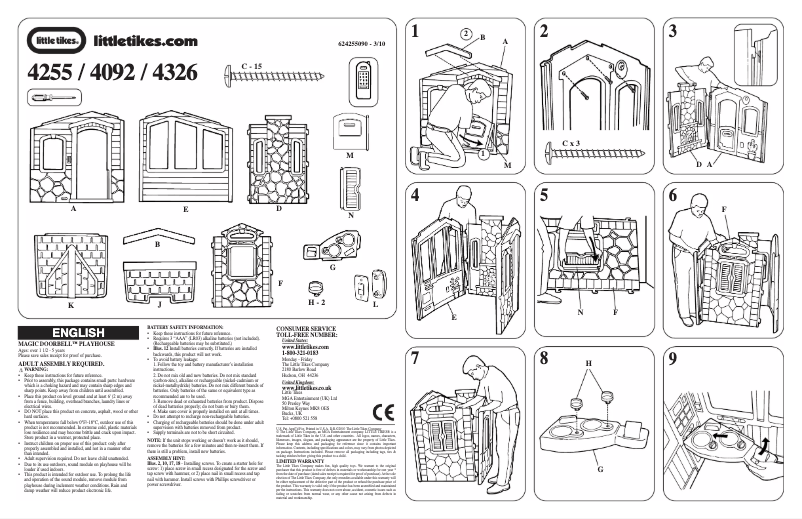 Imagen de la primera página del manual del dispositivo Magic Doorbell 4092