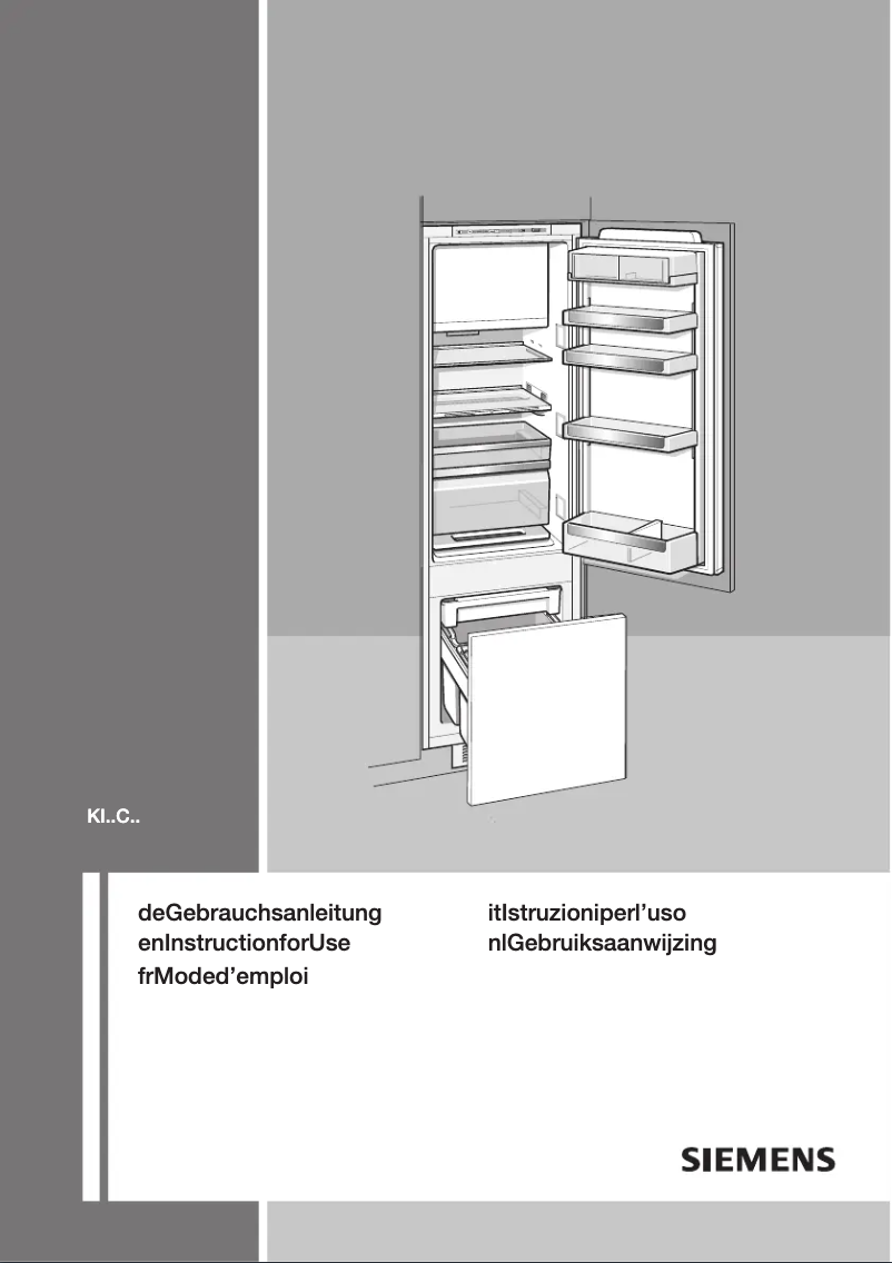 Page n°1 - Manuel utilisateur Siemens KI38CP65