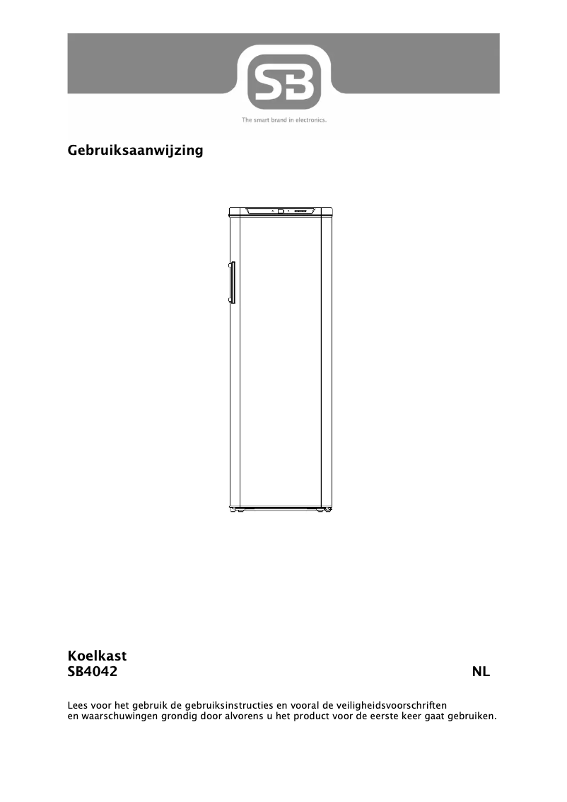 Image de la première page du manuel de l'appareil SB4042