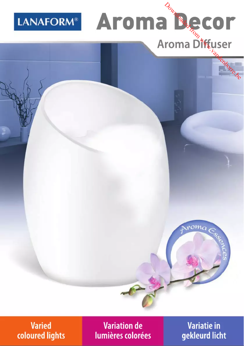 Page 1 de la notice Manuel utilisateur Lanaform Aroma Decor LA120306
