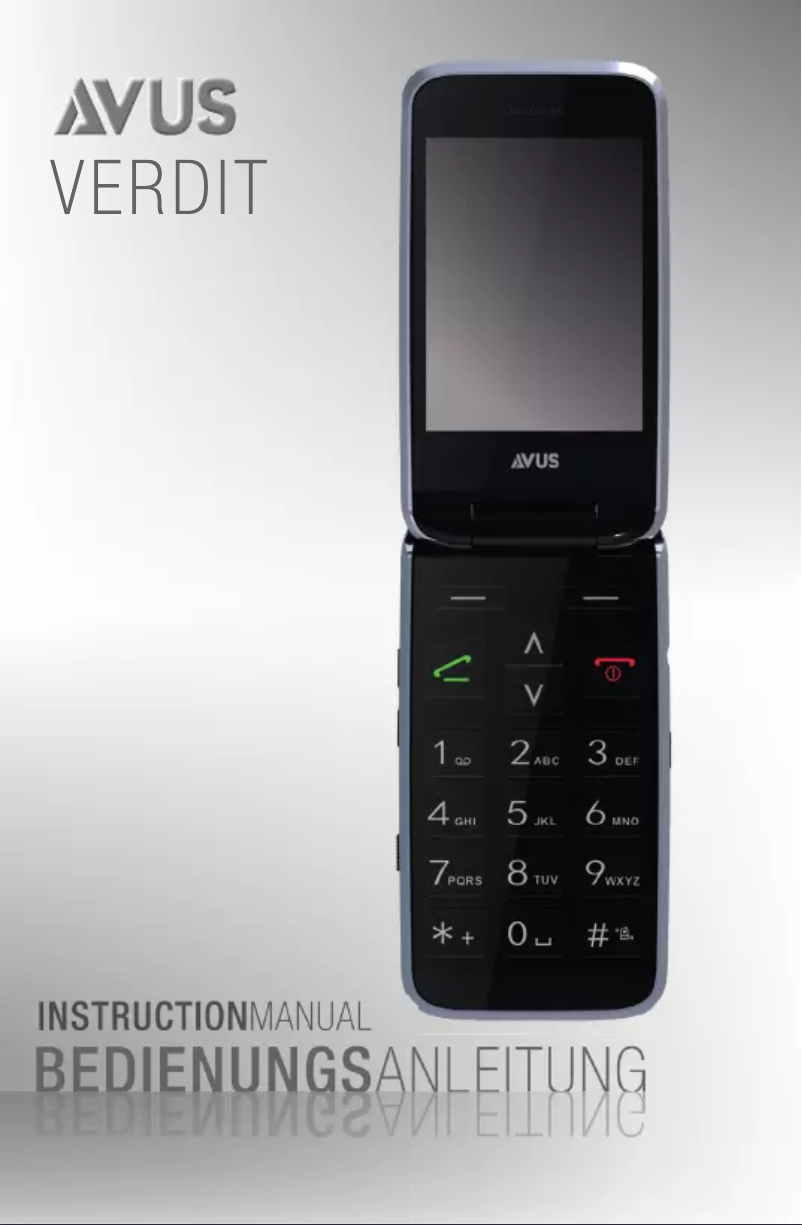 Page 1 de la notice Manuel utilisateur AVUS Verdit