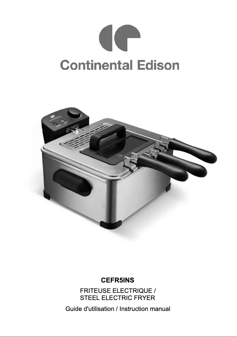 Página 1 del manual Manual de usuario Continental Edison CEFR5INS