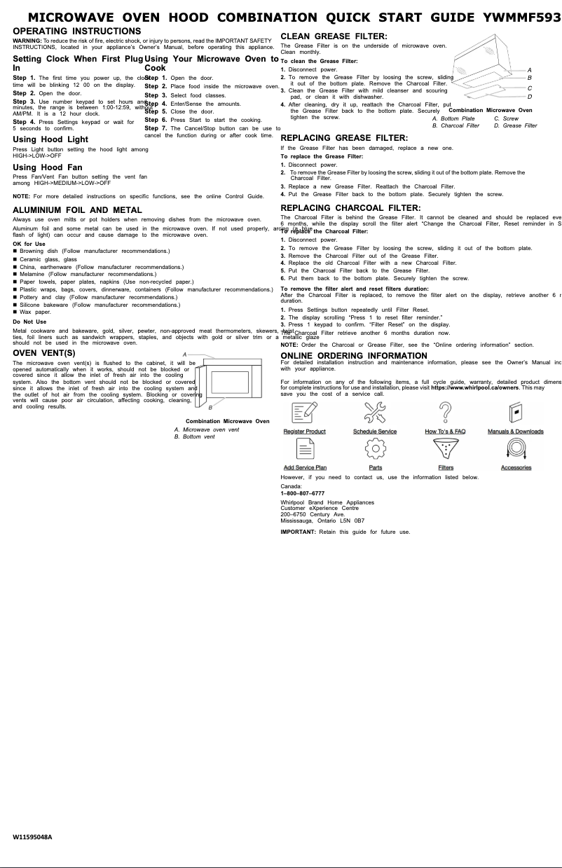 Imagen de la primera página del manual del dispositivo YWMMF5930PZ