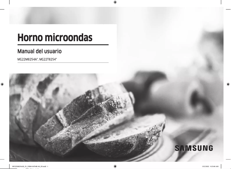 Page 1 de la notice Manuel utilisateur Samsung MG23A7318AK