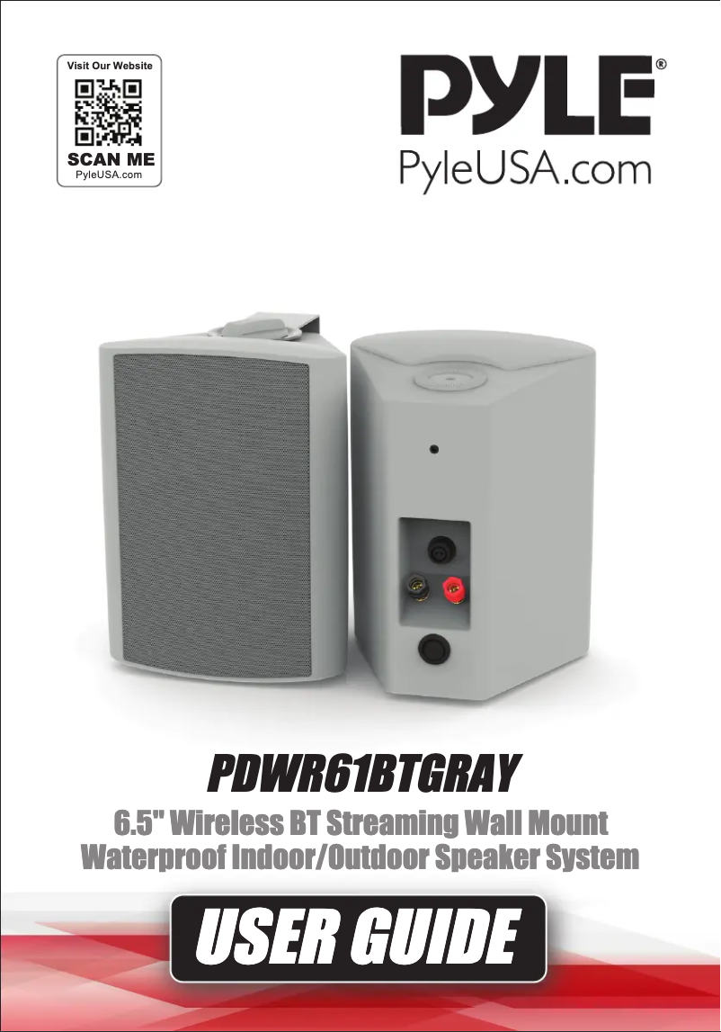 Page 1 de la notice Manuel utilisateur Pyle PDWR61BT