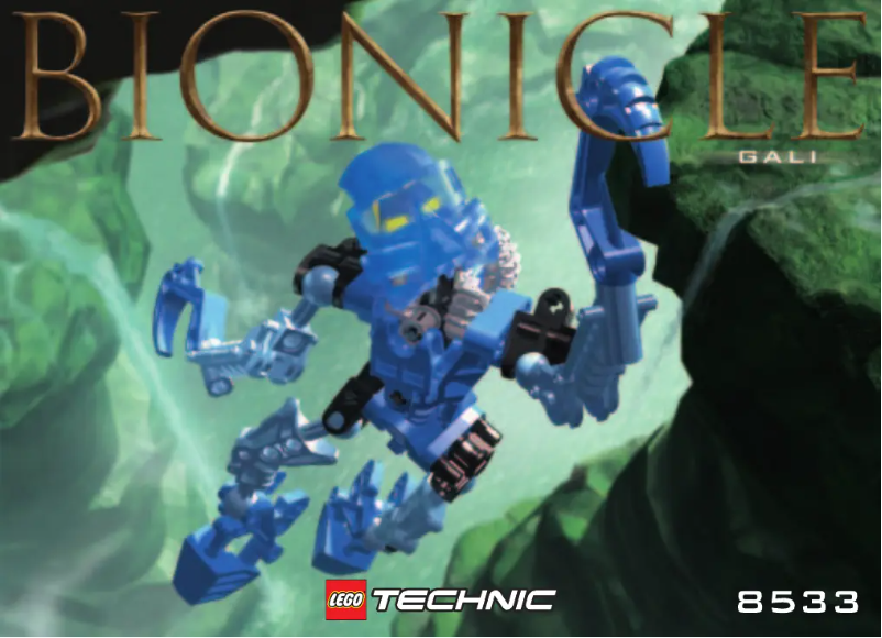 Page 1 de la notice Manuel utilisateur Lego Bionicle 8533