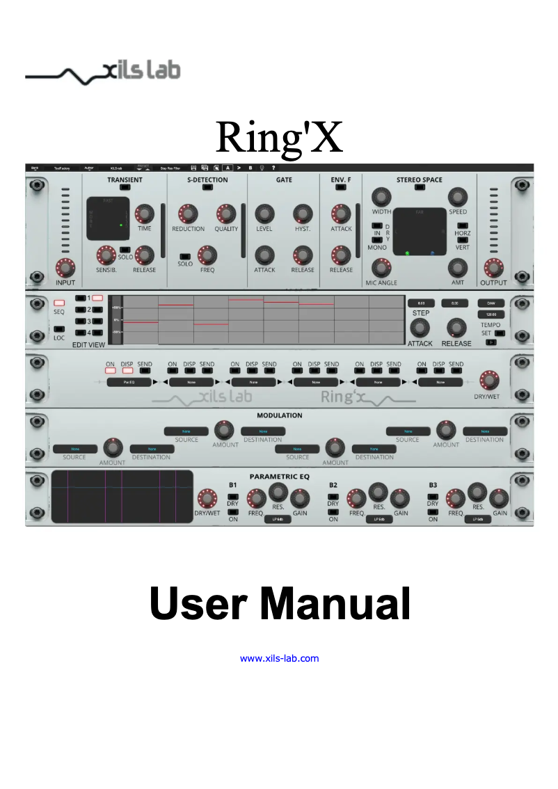 Image de la première page du manuel de l'appareil RingX