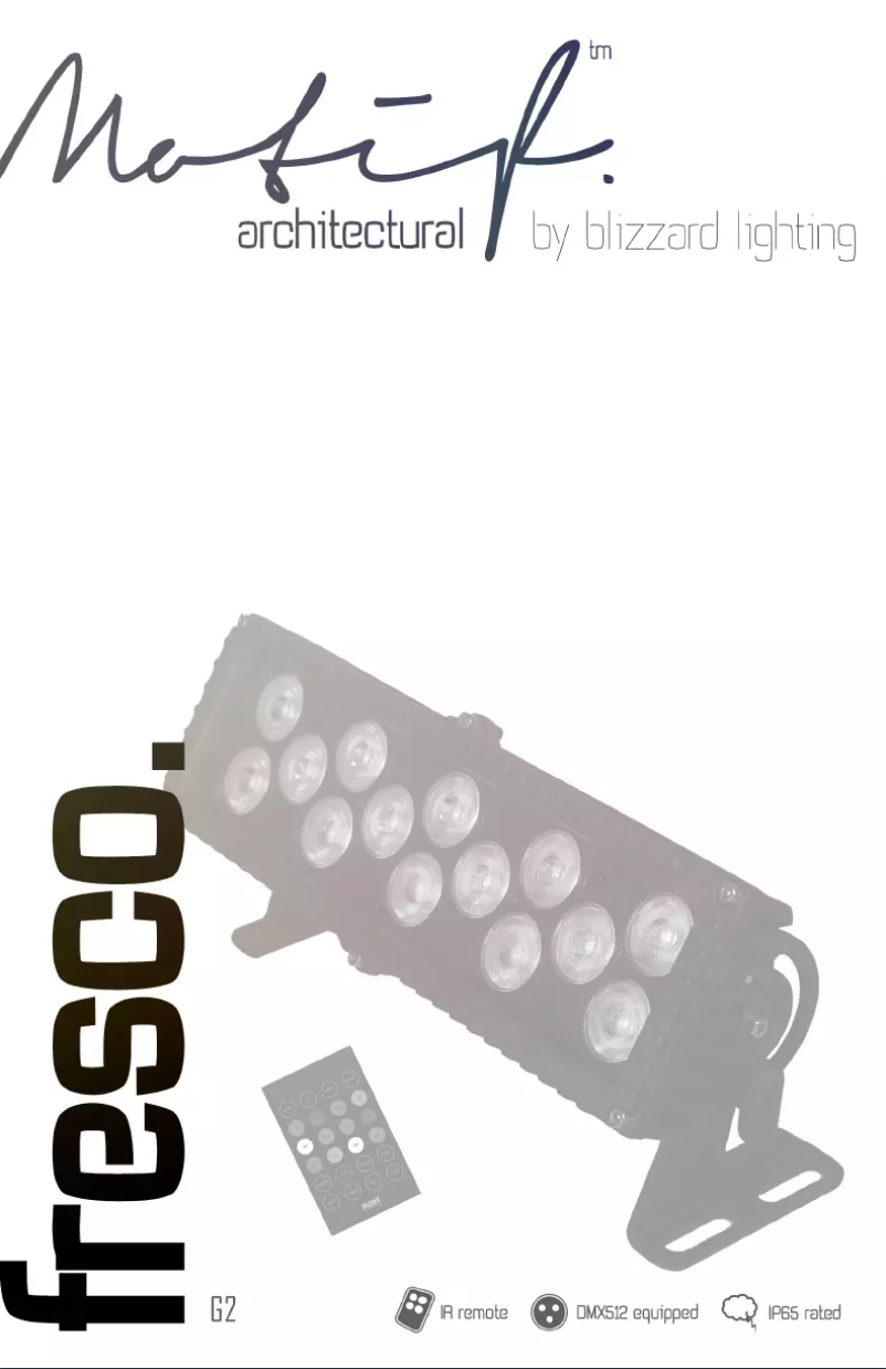 Page 1 de la notice Manuel utilisateur Blizzard Motif Fresco