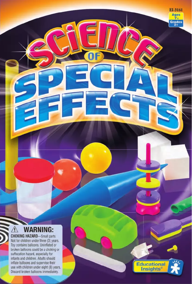 Page 1 de la notice Manuel utilisateur Learning Resources Science of Special effects