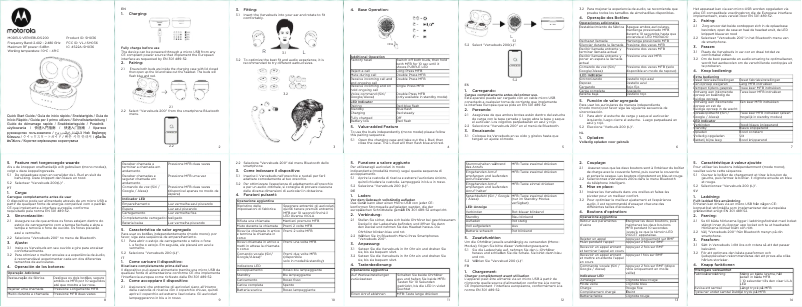 Image de la première page du manuel de l'appareil VerveBuds 200