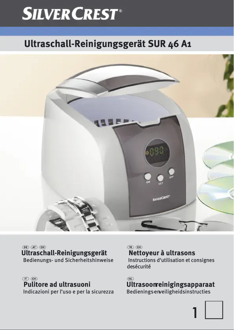 Page n°1 - Manuel utilisateur SilverCrest SUR 46 A1