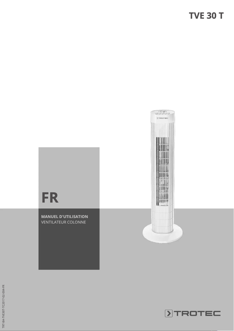 Página 1 del manual Manual de usuario Trotec TVE 30 T