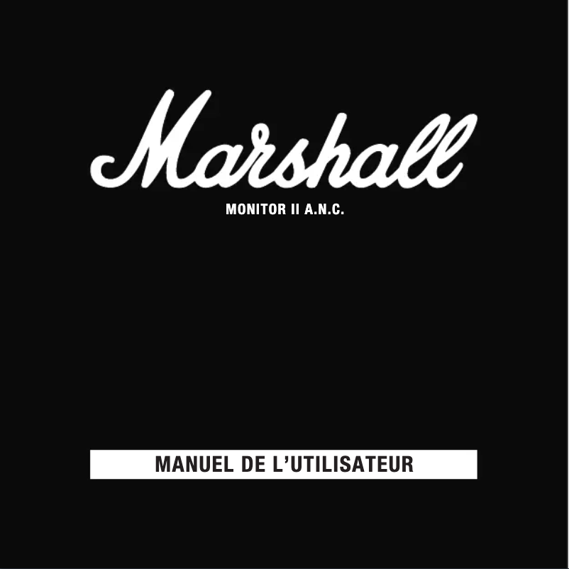 Page n°1 - Manuel utilisateur Davis Monitor II A.N.C.