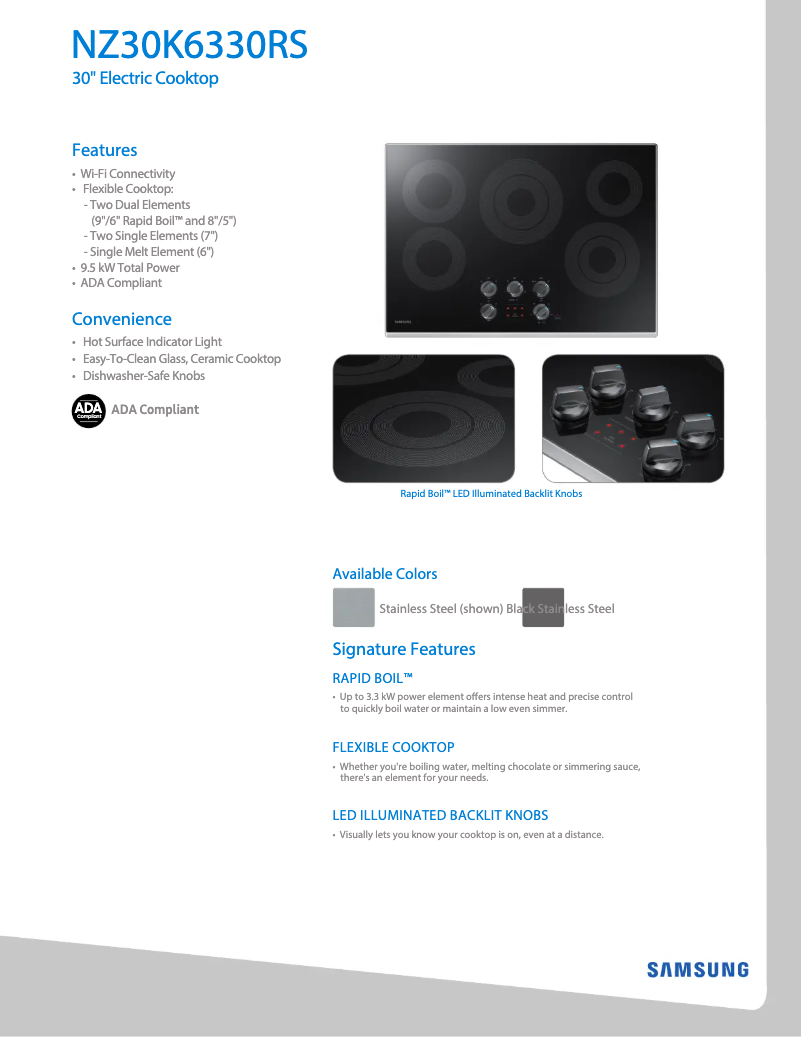 Image de la première page du manuel de l'appareil NZ30K6330RS