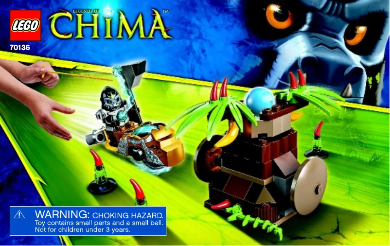 Page 1 de la notice Manuel utilisateur Lego Chima 70136