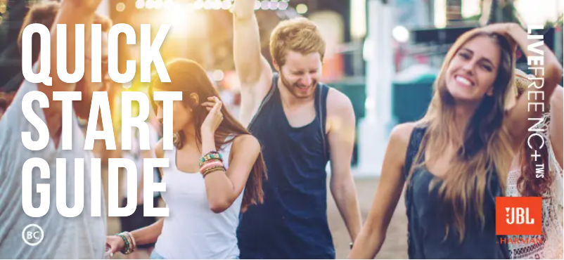 Page n°1 - Guide de démarrage rapide JBL Live Free NC+ TWS