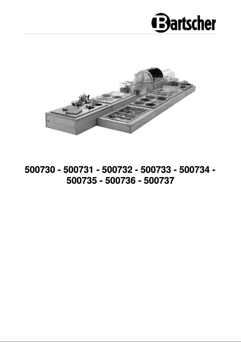 Página 1 del manual Manual de usuario Bartscher GLS4
