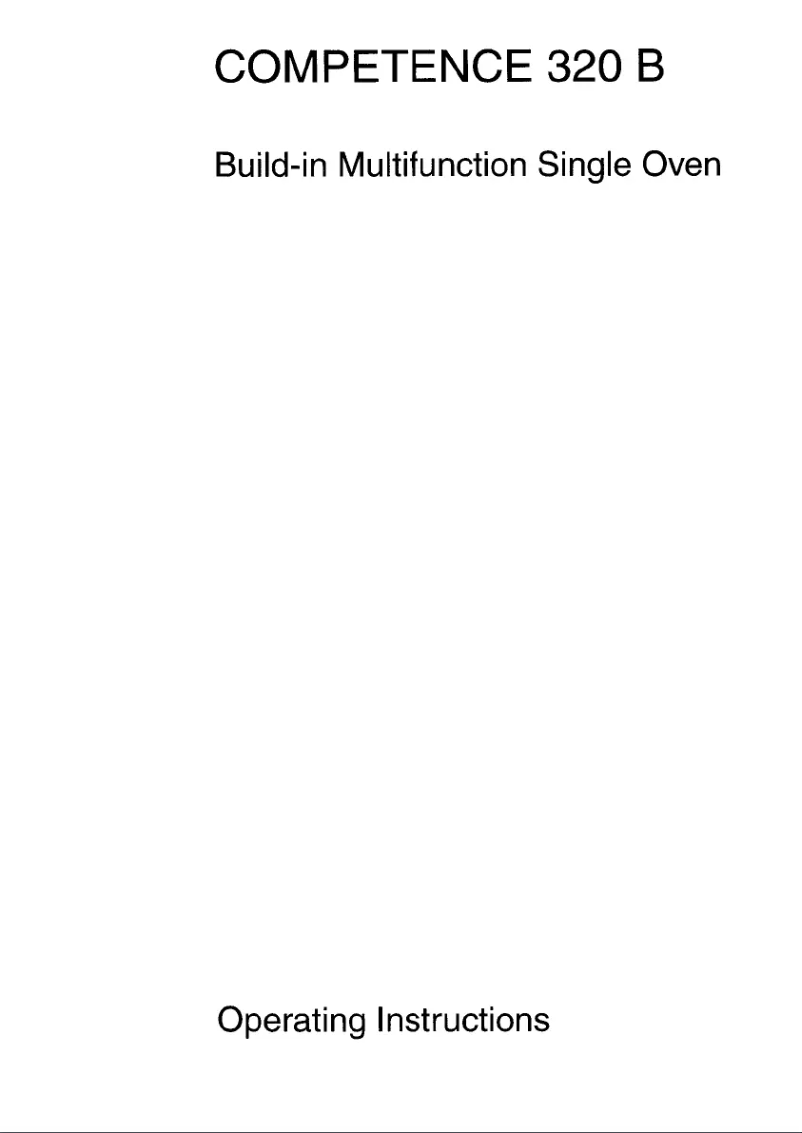 Imagen de la primera página del manual del dispositivo Competence 320B W