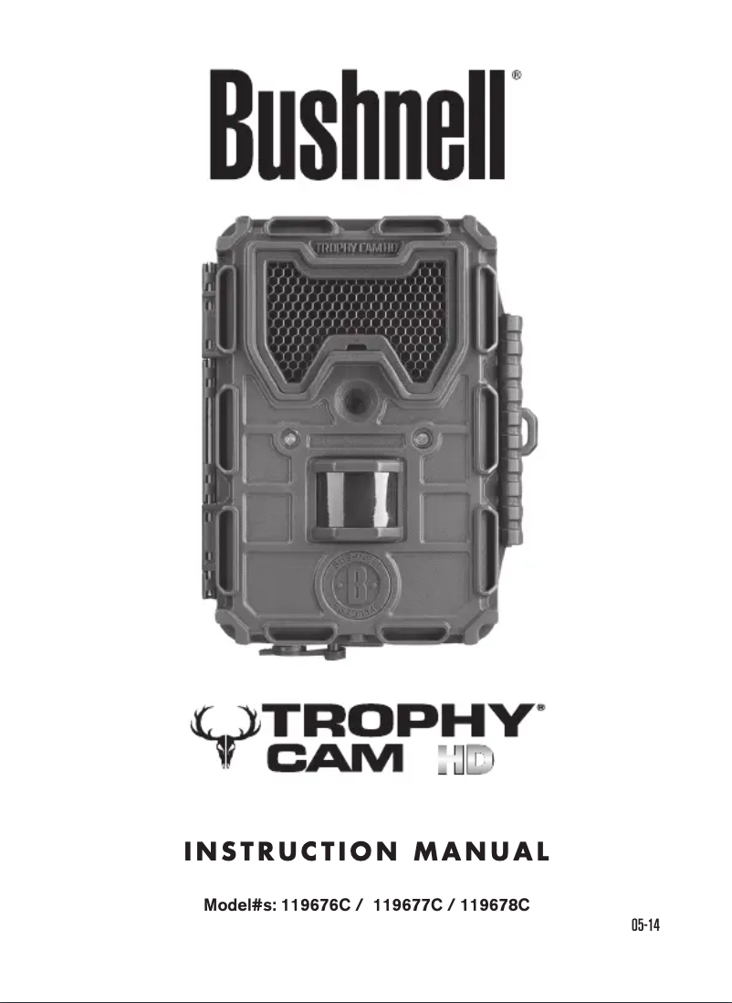 Page 1 de la notice Manuel utilisateur Bushnell Trophy Cam 119676C
