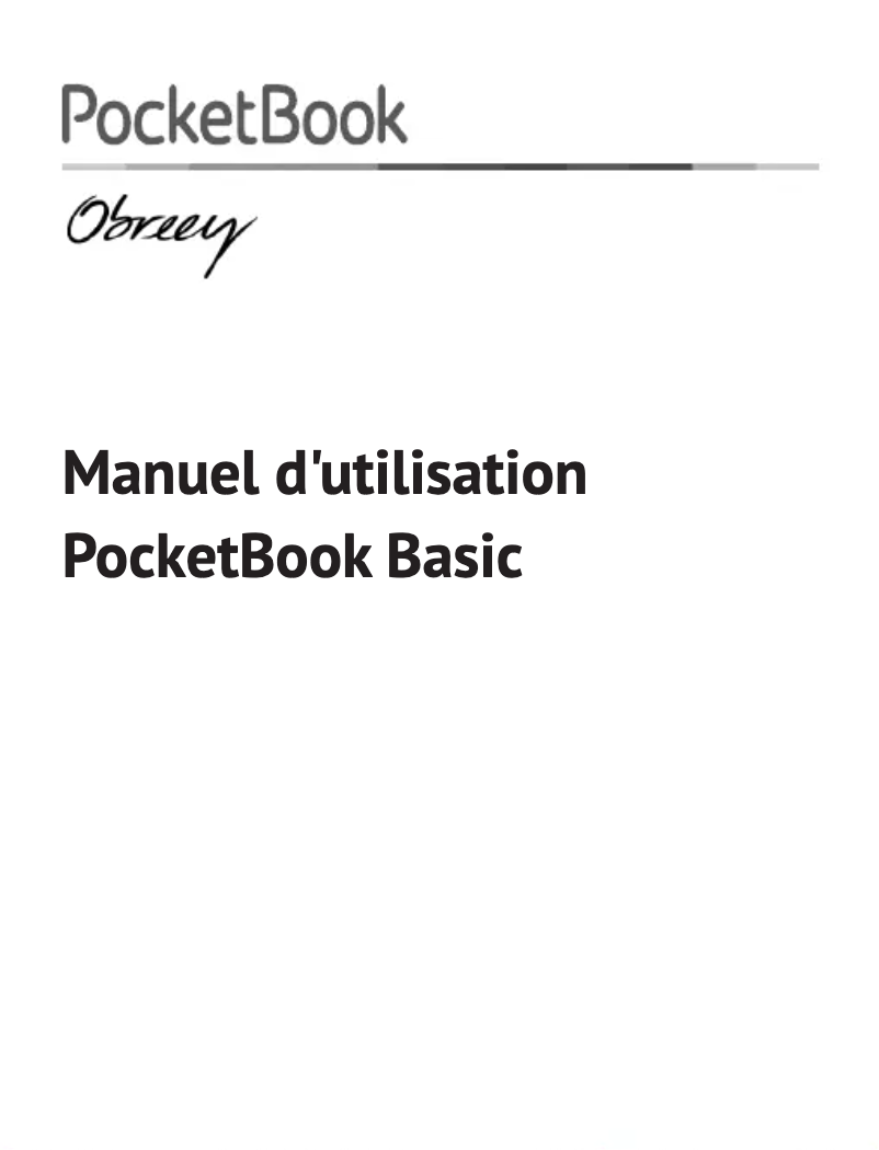 Image de la première page du manuel de l'appareil Basic New