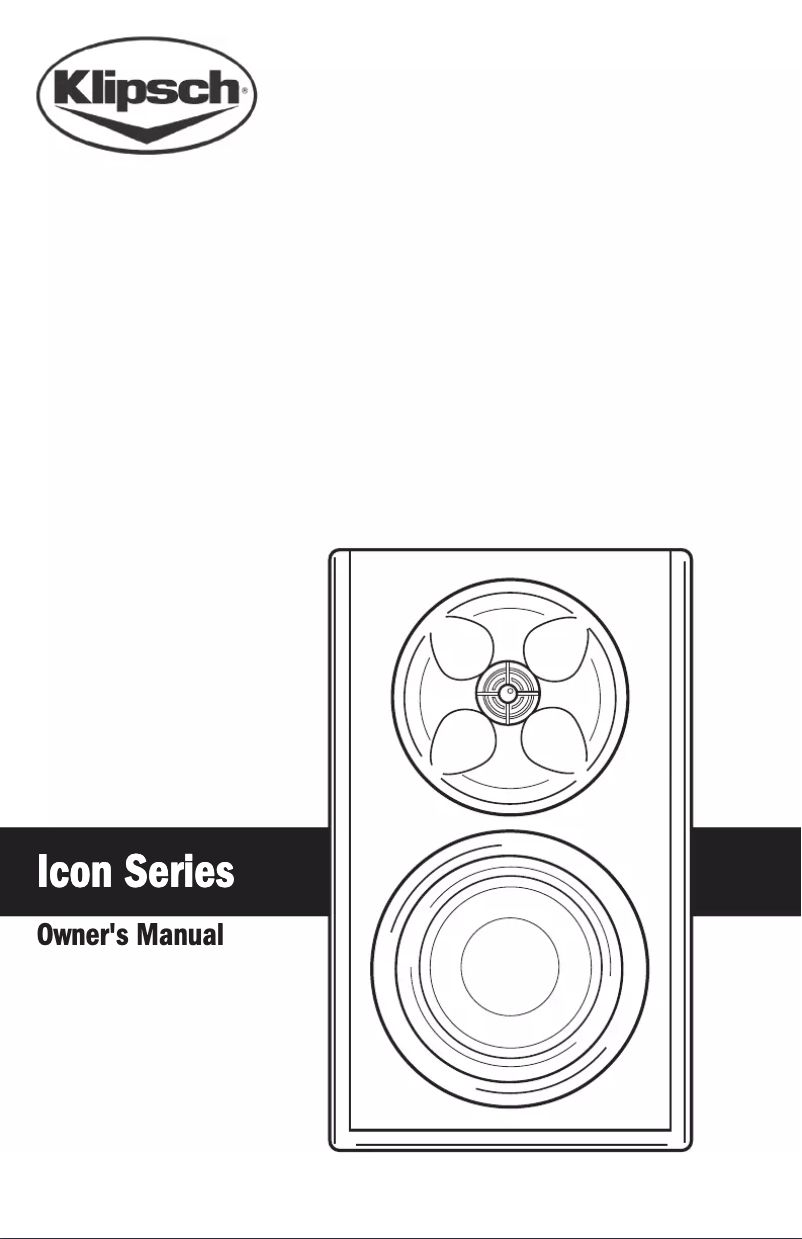 Page 1 de la notice Manuel utilisateur Klipsch Icon WF-35
