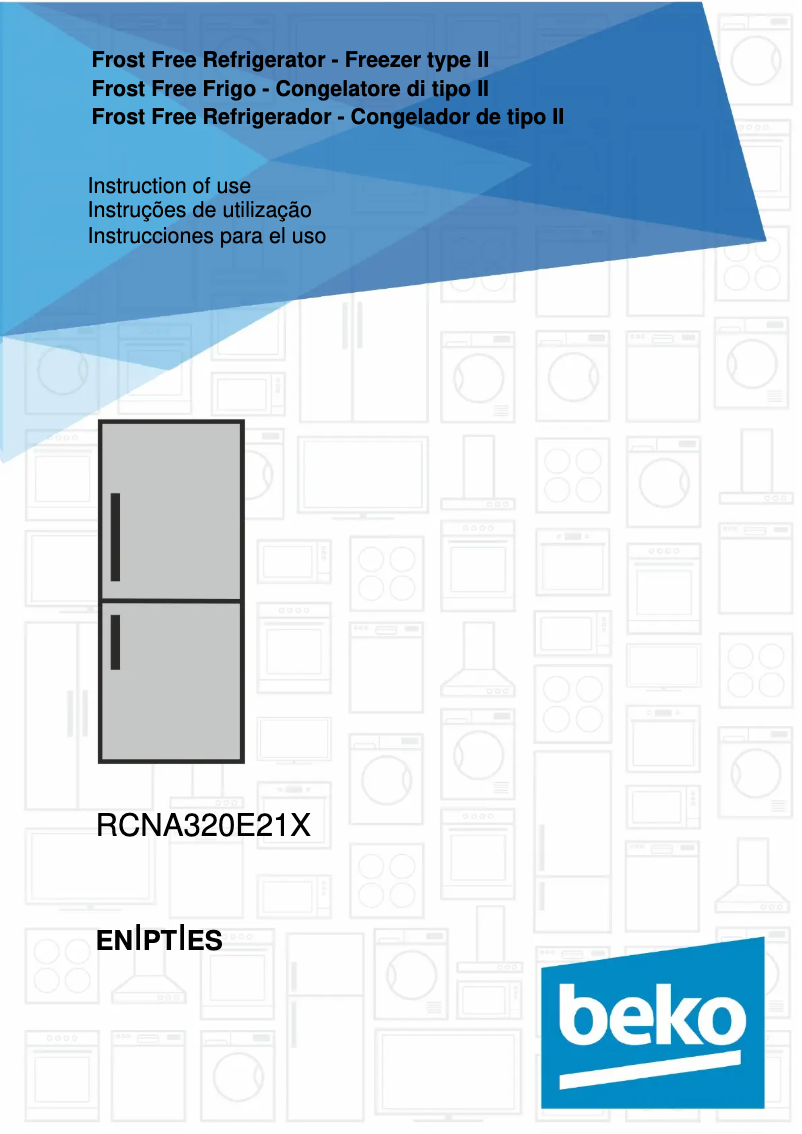 Page n°1 - Manuel utilisateur Beko RCNA320E21X