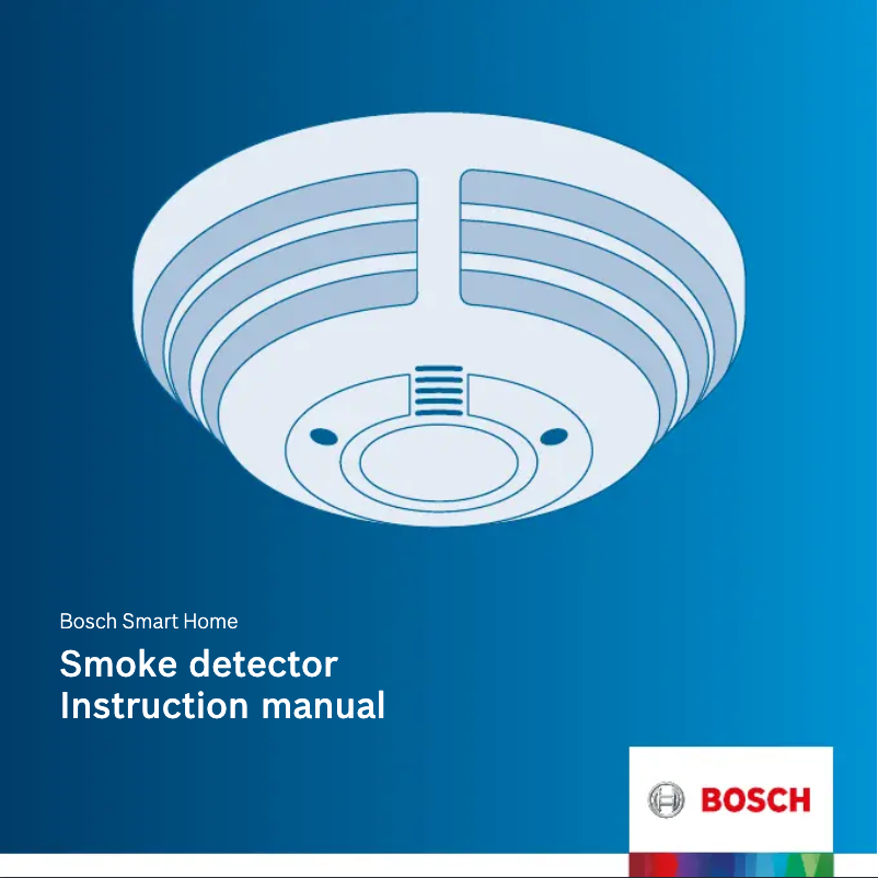 Page n°1 - Manuel utilisateur Bosch Smart Home
