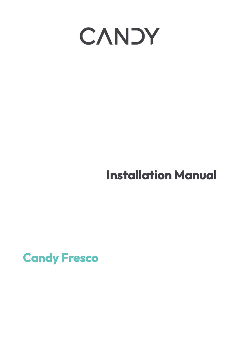 Page 1 de la notice Manuel utilisateur Candy CFTNF3518EW