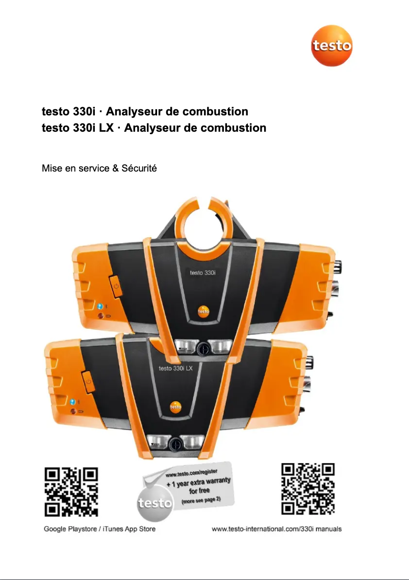 Image de la première page du manuel de l'appareil 330i