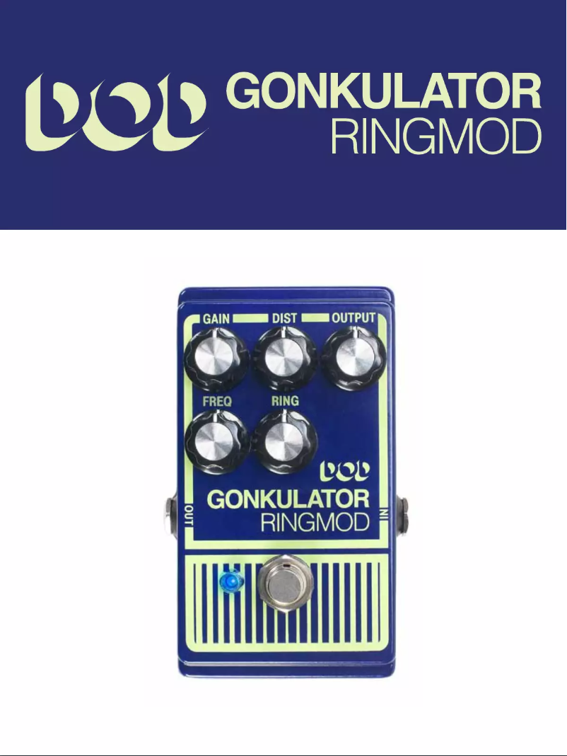 Página 1 del manual Manual de usuario DOD Gonkulator Ringmod