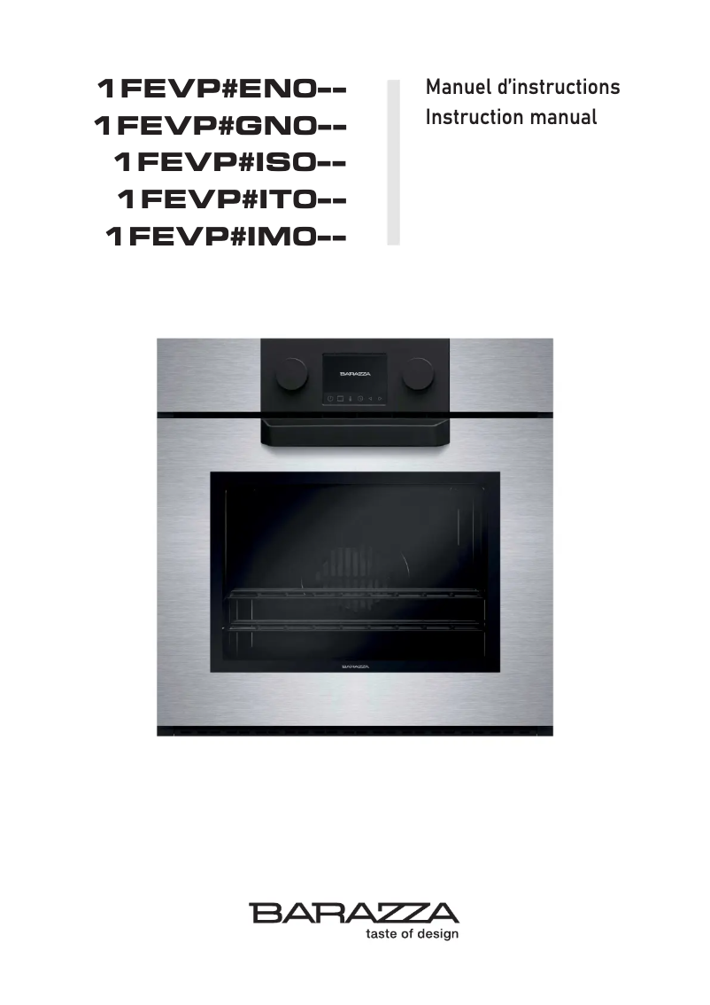Image de la première page du manuel de l'appareil 1FEVGP