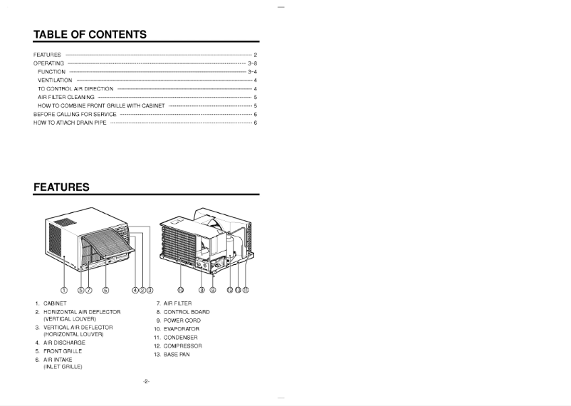 Image de la première page du manuel de l'appareil LW-B0760CN