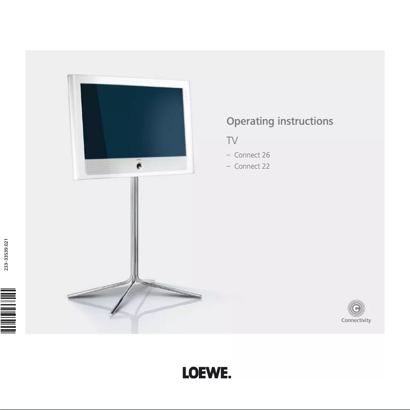 Page n°1 - Manuel utilisateur Loewe Connect 22