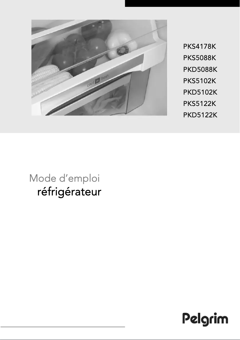 Page 1 de la notice Mode d'emploi Pelgrim PKS5102K