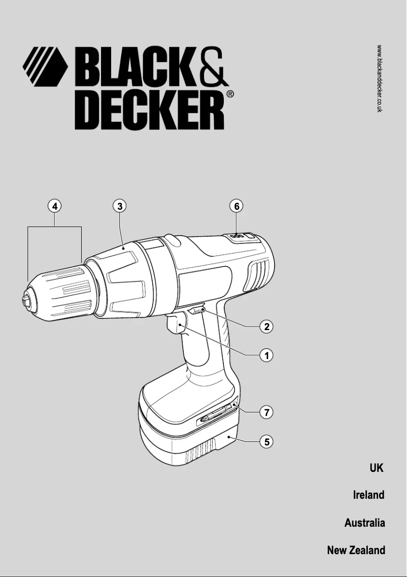 Page 1 de la notice Manuel utilisateur Black & Decker PS14K2