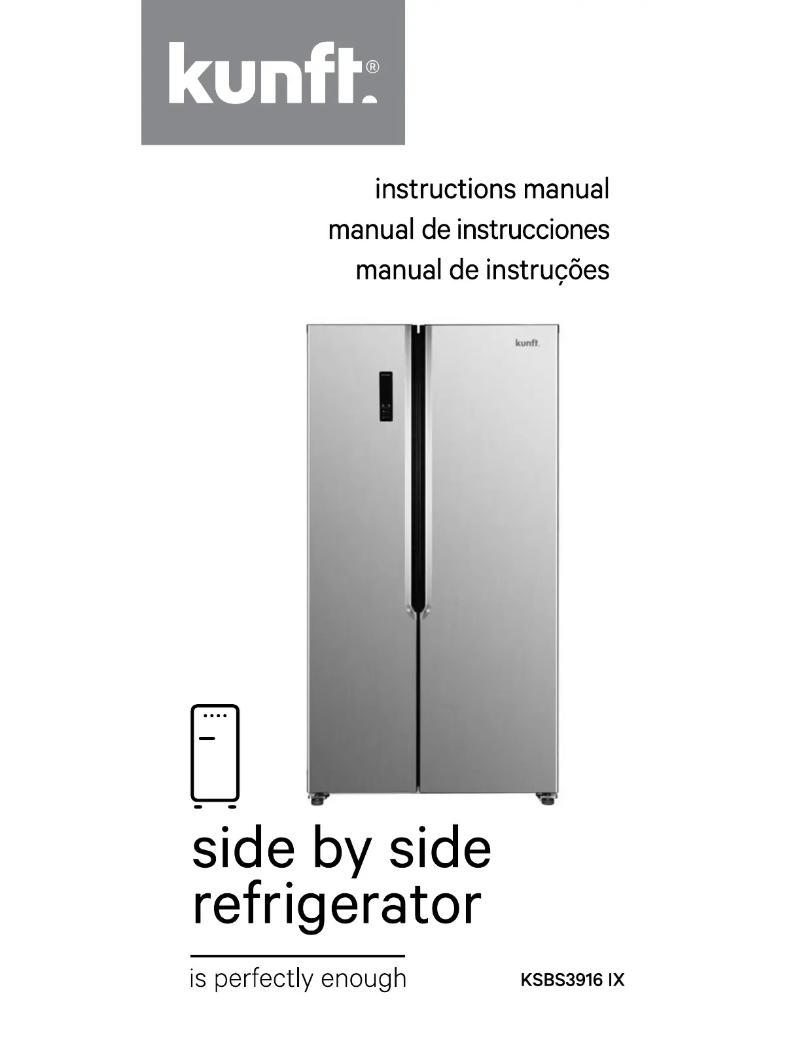 Page 1 de la notice Manuel utilisateur Kunft KSBS3916