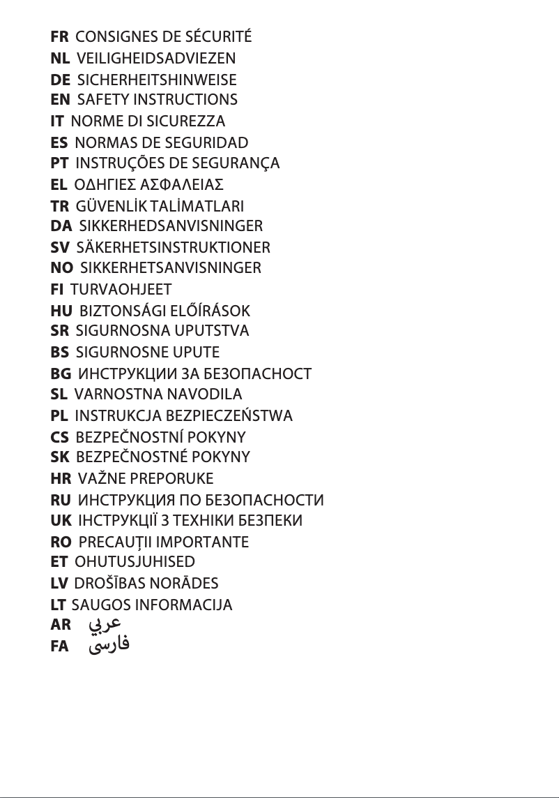Page 1 de la notice Instructions / montage Tefal Mini Compact VC1331