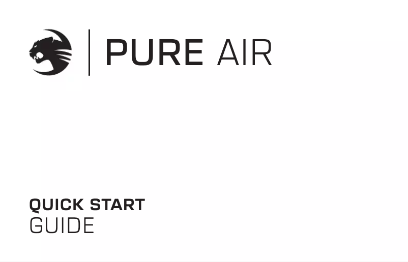 Page 1 de la notice Manuel utilisateur Roccat Pure Air