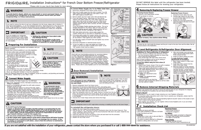 Image de la première page du manuel de l'appareil FGHD2368TF