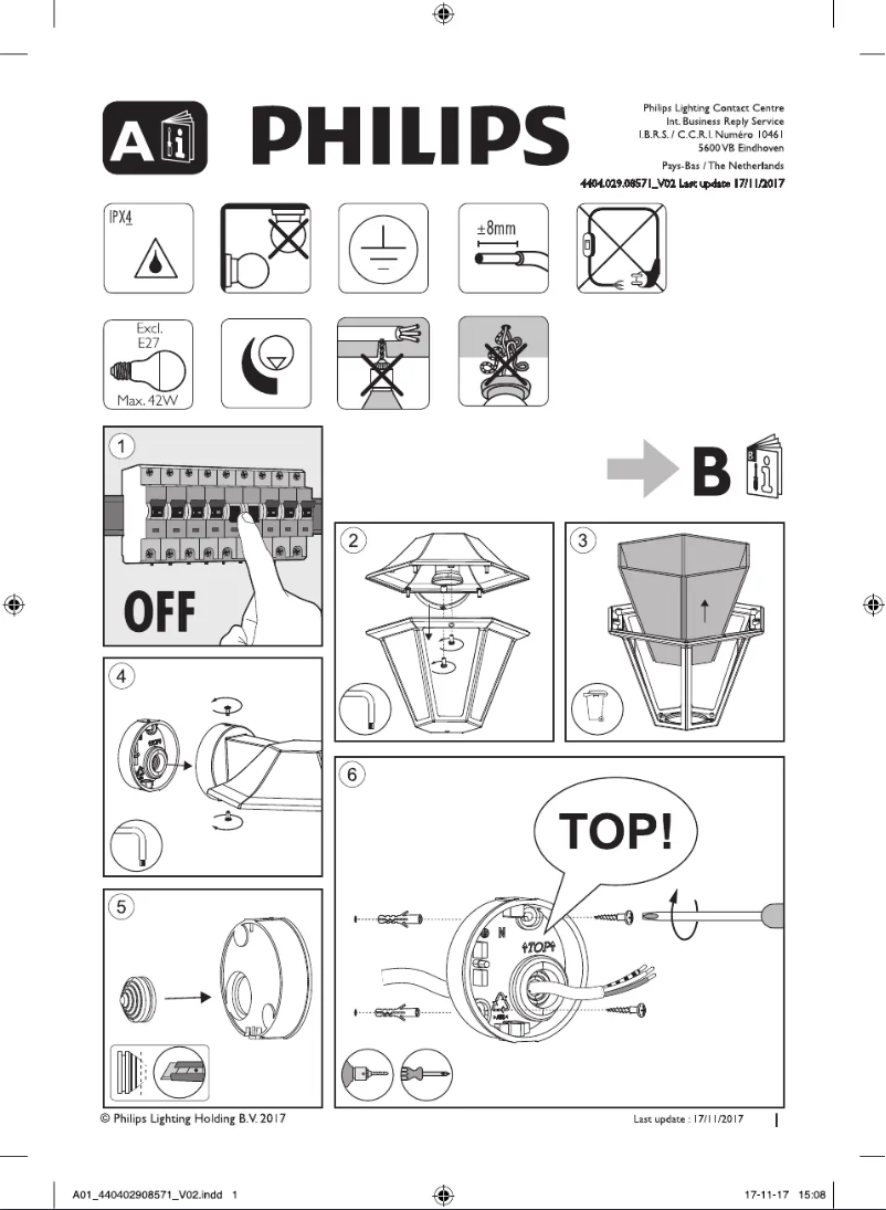 Page 1 of the manual User Manual Philips myGarden Curassow