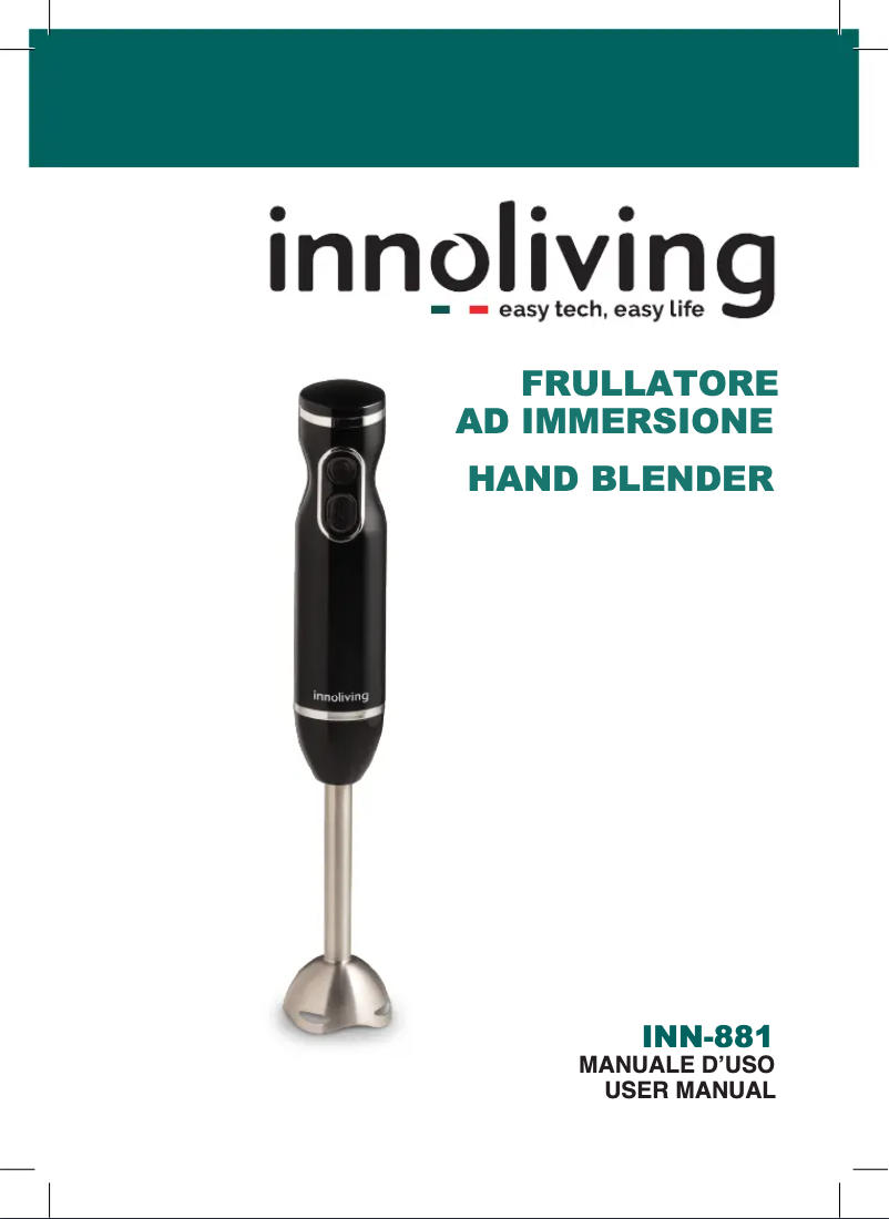Page n°1 - Manuel utilisateur Innoliving INN-881