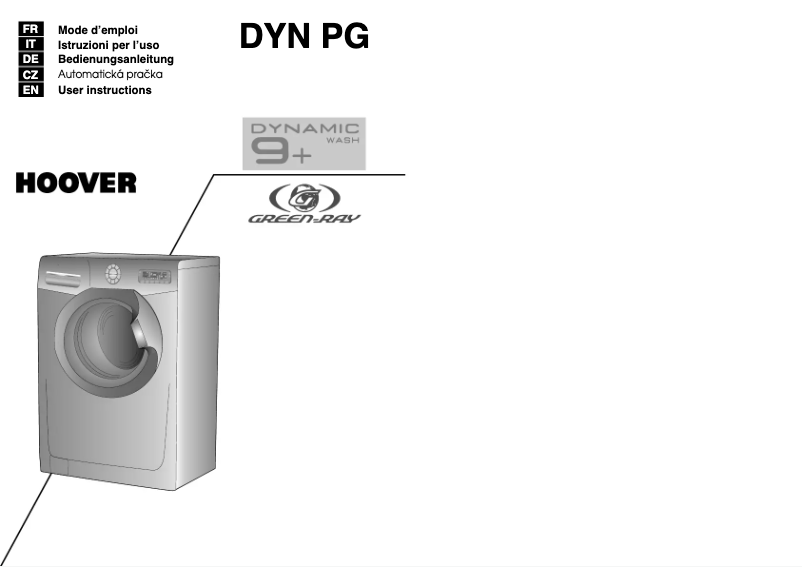 Image de la première page du manuel de l'appareil DYN 9166PG/L-S