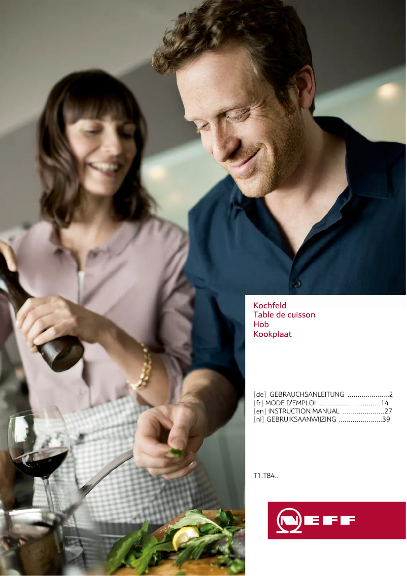 Image de la première page du manuel de l'appareil T15T84X2