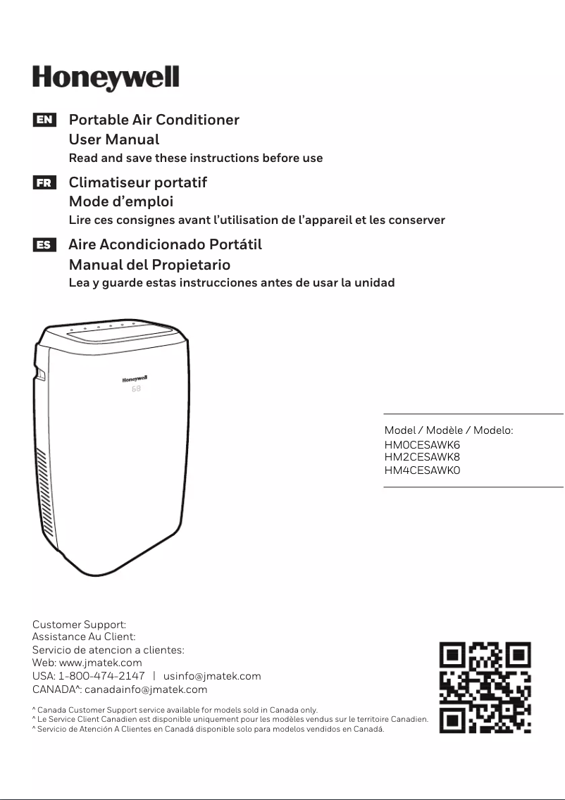 Page 1 de la notice Manuel utilisateur Honeywell HM4CESAWK0