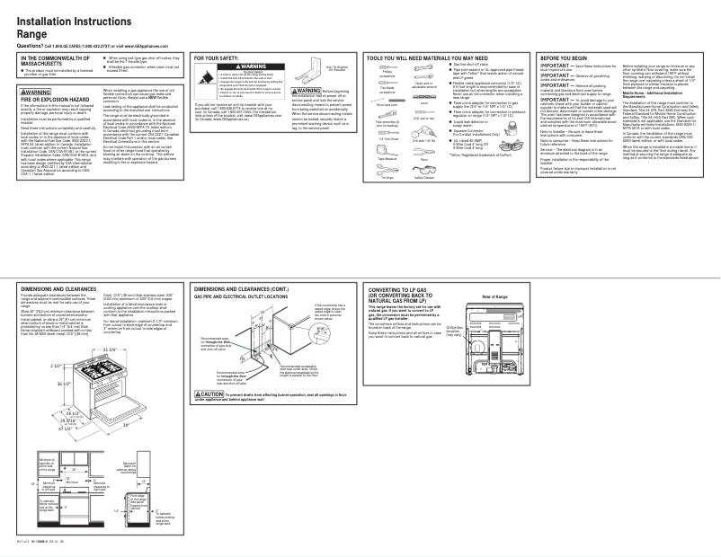 Image de la première page du manuel de l'appareil Profile P2S920SEFSS